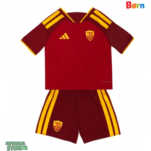 AS Roma Matias Soule #18 Replika Babytøj Hjemmebanesæt Børn 2026-27 Kortærmet (+ Korte bukser)